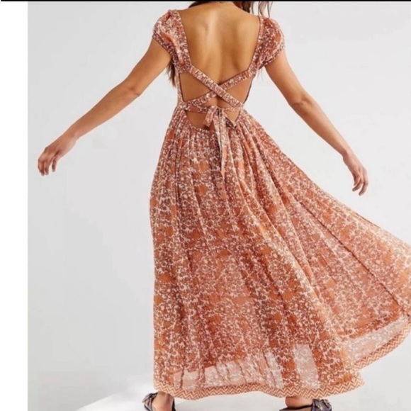 Free People Long Dress Large NWT - Picture 4 of 16